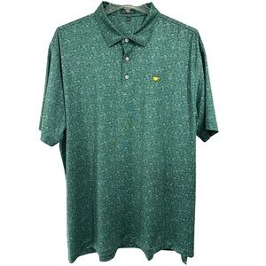 Peter Millar Masters Polo Shirt XXL Green Augusta National Golf Club Performance